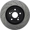 Centric Parts Sport Cross Drilled Brake Rotor, 128.44146R 128.44146R - alternate 5
